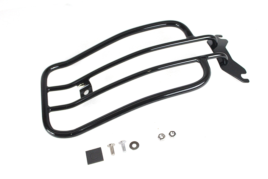 7" Solo Luggage Rack Black