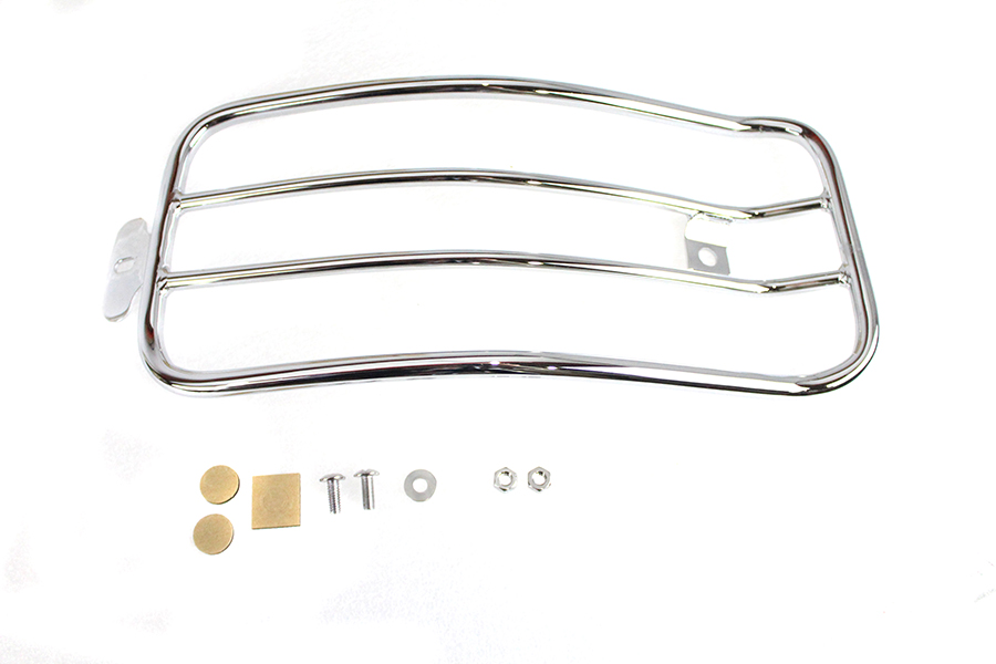 7" Solo Luggage Rack Chrome