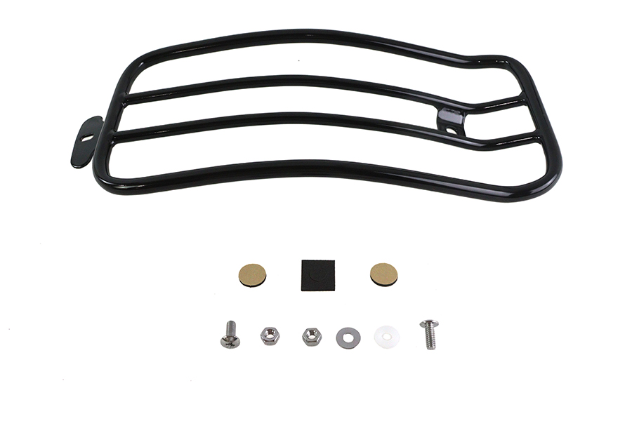 7" Solo Luggage Rack Black