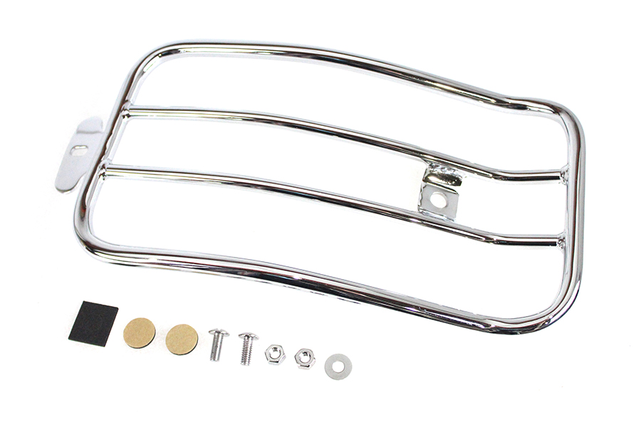 7" Solo Luggage Rack Chrome