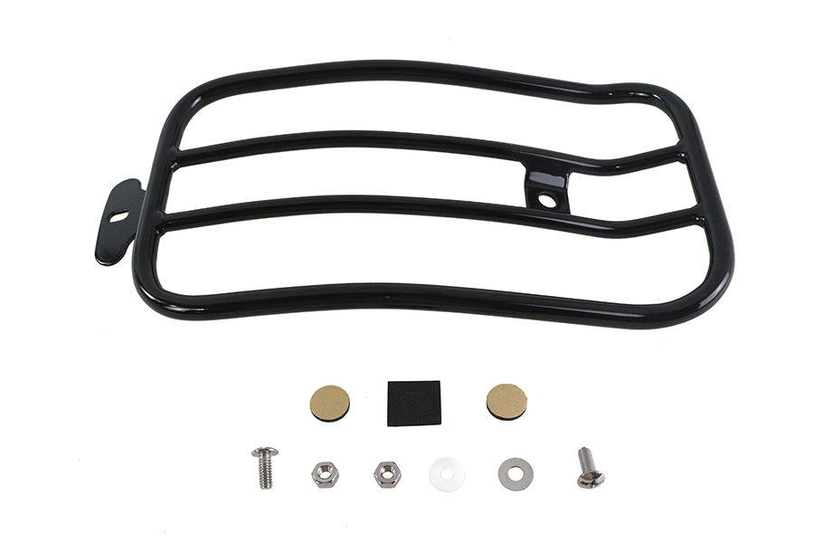 7" Solo Luggage Rack Black