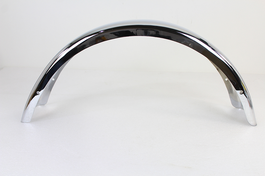 Wyatt Gatling Chrome Flat Fender – 6 Inch Wide, Fits Harley Davidson, OEM 51-0121C