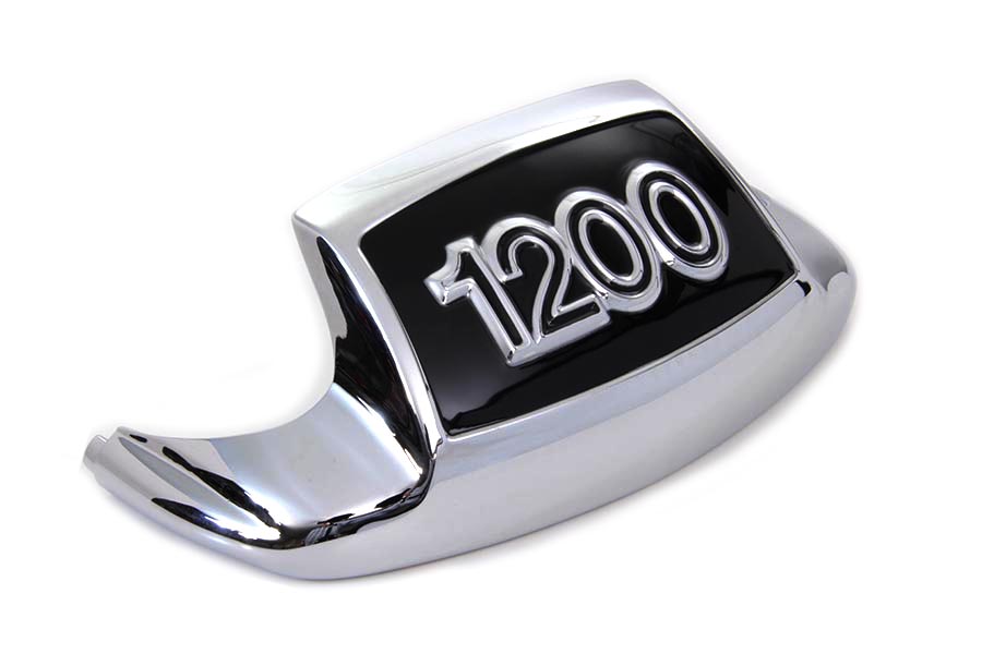 Chrome and Black Front Fender Tip "1200"