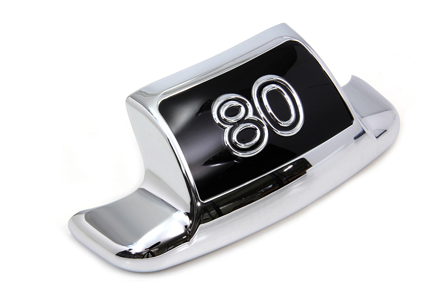 Chrome Rear Fender Tip "80" with Inlay
