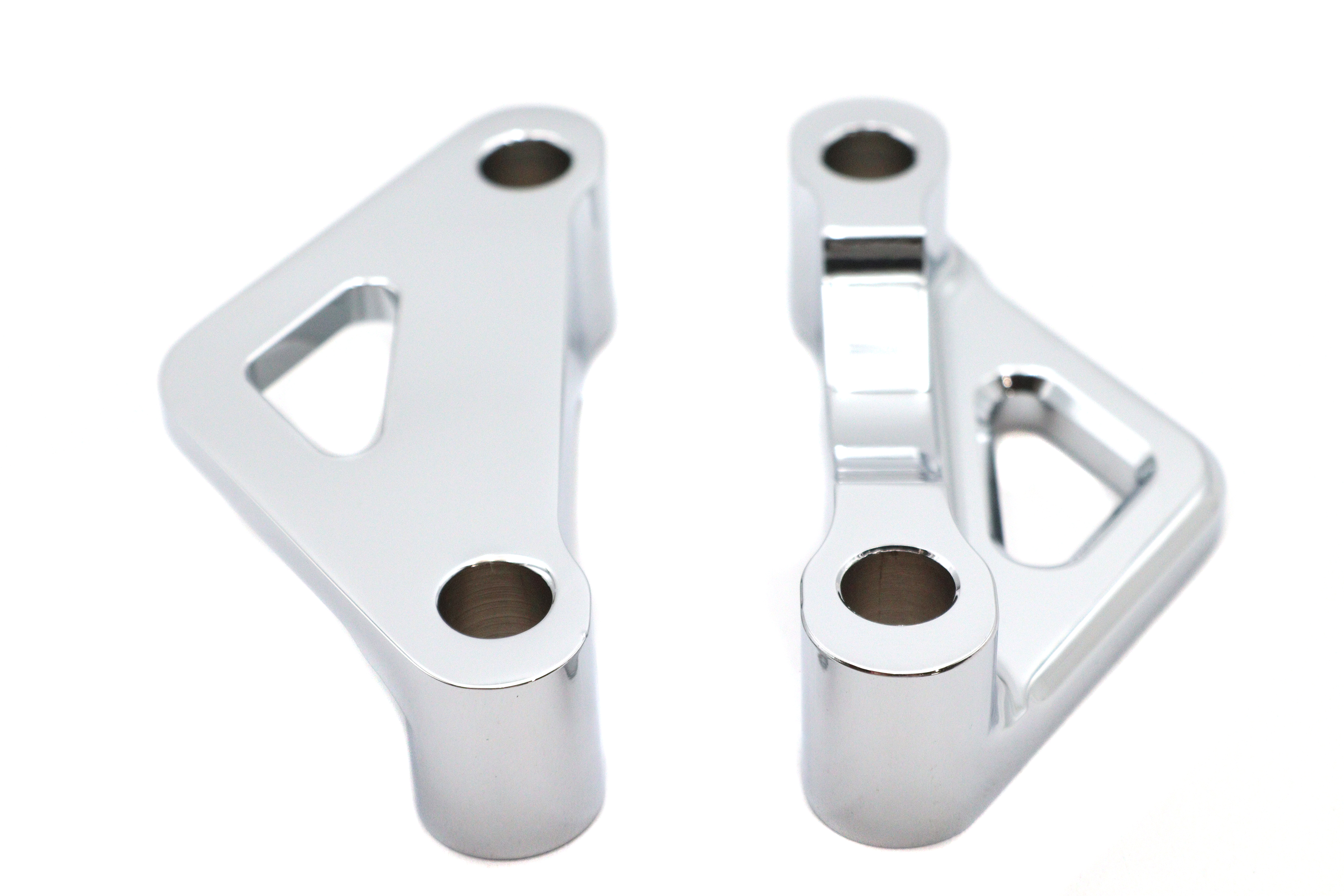 Front Fender Mount Spacer Set Chrome