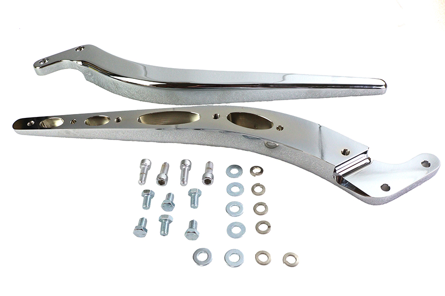 Curved Fender Strut Set Chrome