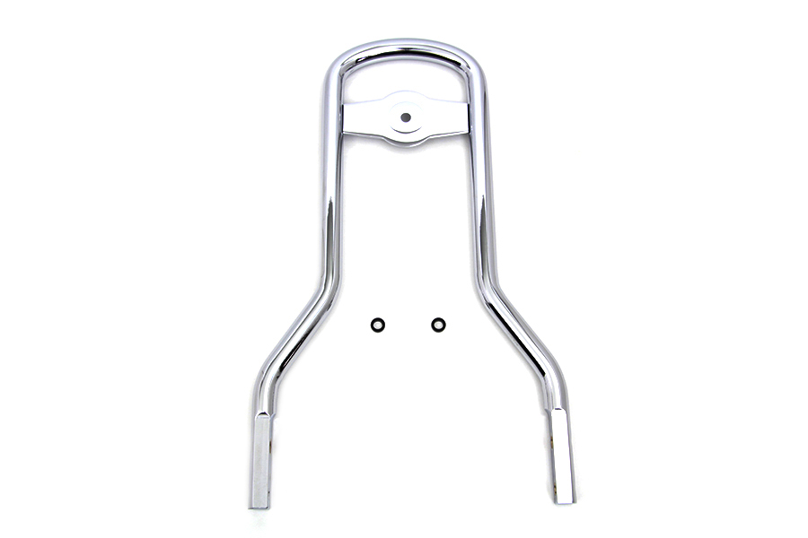 14-1/2" Mini Medallion Style Sissy Bar Upright Chrome