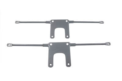 Chrome Front Fender Mount Brace Set