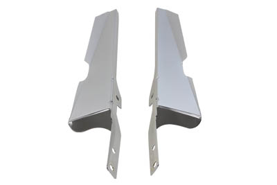 Chrome Windshield Deflector Set