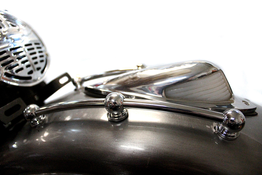 Chrome Front Fender Rail Trim Kit
