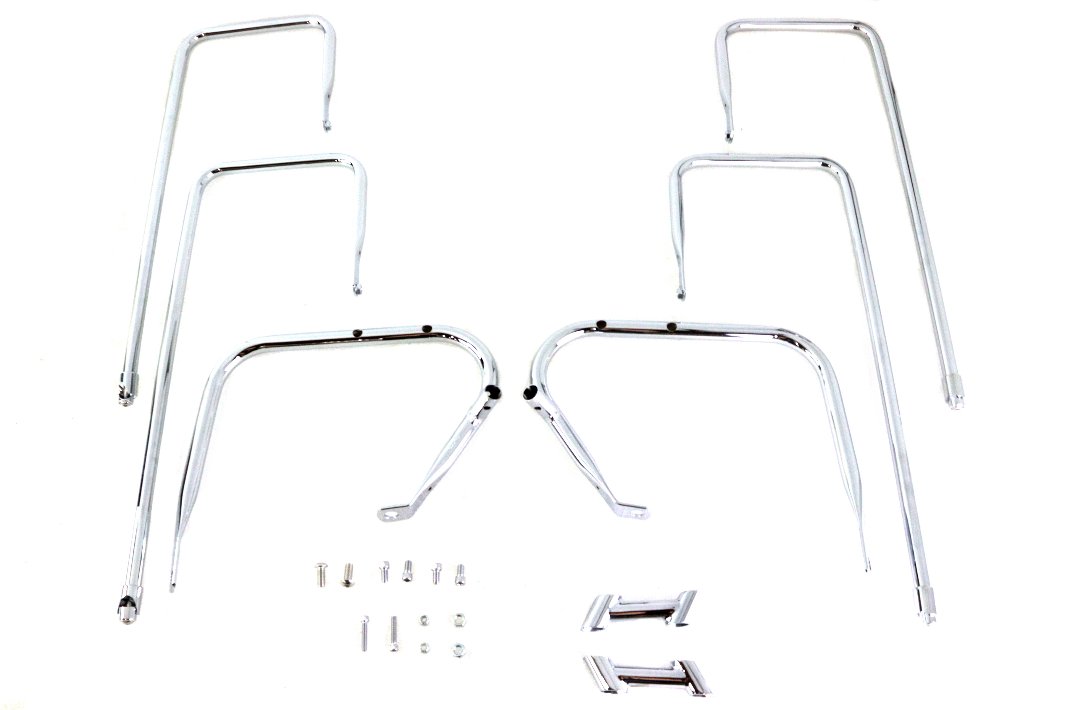 Saddlebag Guard Kit Chrome