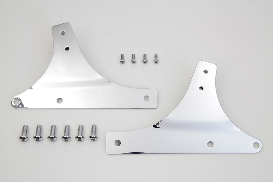 Sissy Bar Side Plate Set Chrome