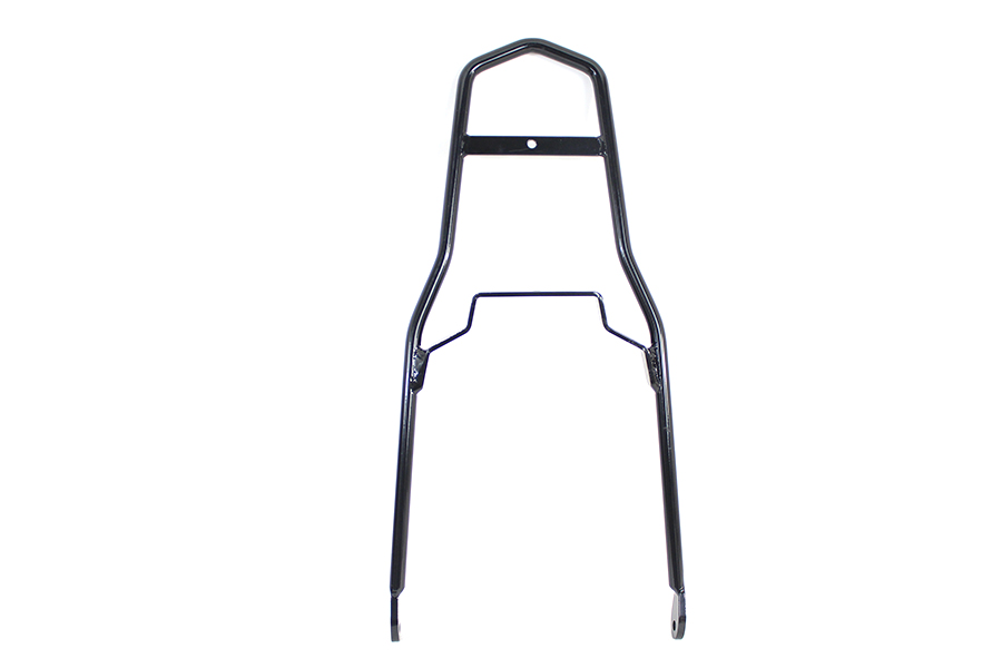 24" Round Sissy Bar Flat Fender Style Black