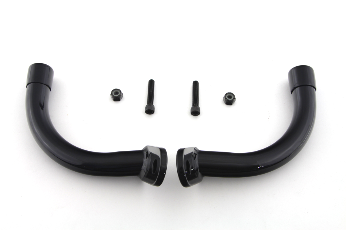 Black Saddlebag Guard Eliminator Brackets