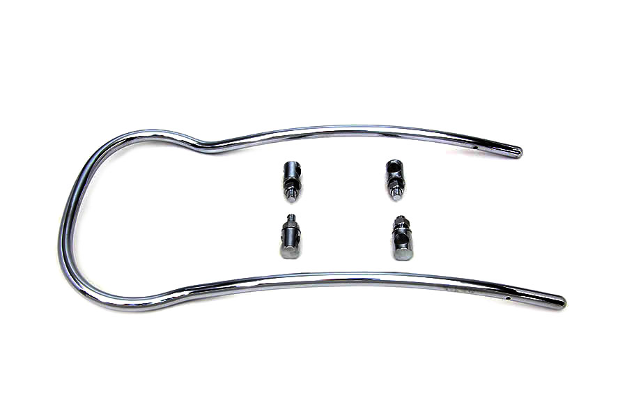 Chrome Front Fender Trim Rail Kit