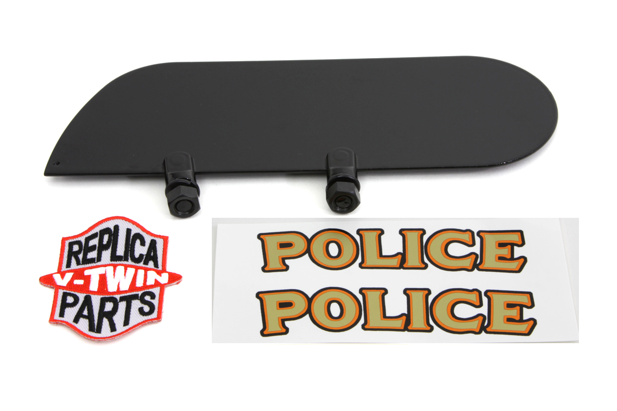 Police Fender Marker Plate