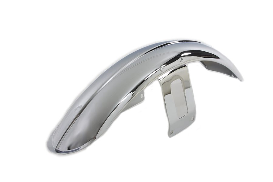 Chrome Front Fender with Chrome Bracket