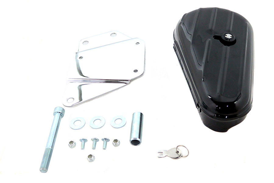 Black Right Side Tool Box and Mount Kit