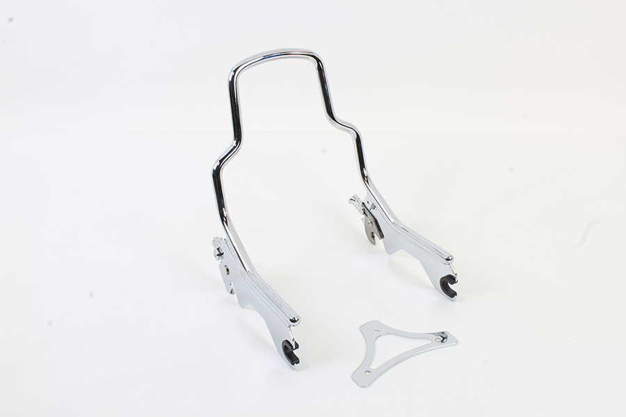 8-1/2" Short Detachable Sissy Bar Chrome