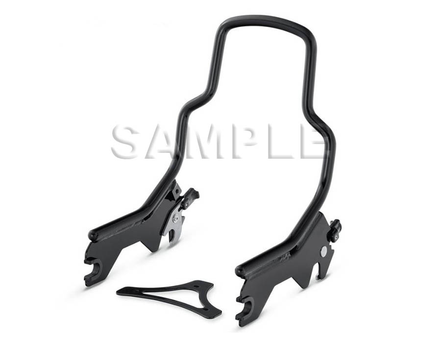 8-1/2" Short Detachable Sissy Bar Gloss Black
