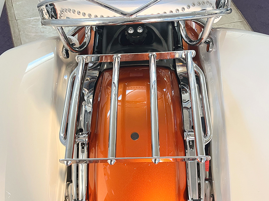 Retro 4 Rail Luggage Rack Chrome