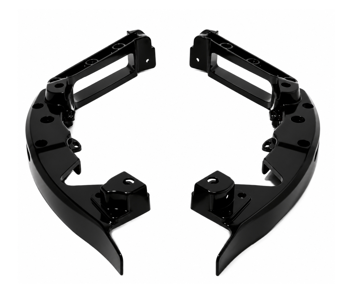 Rear Fender Saddlebag Support Bracket Set