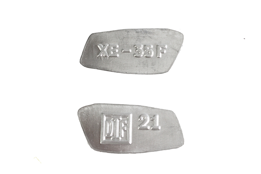 1948-1957 Neck Hallmark Number Plate Set
