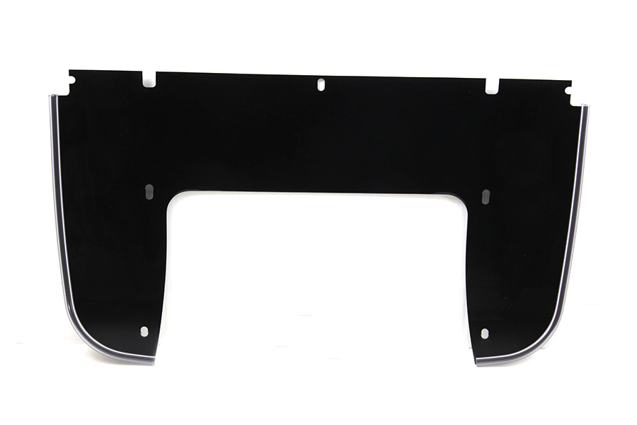 Beaded Lower Windshield Black