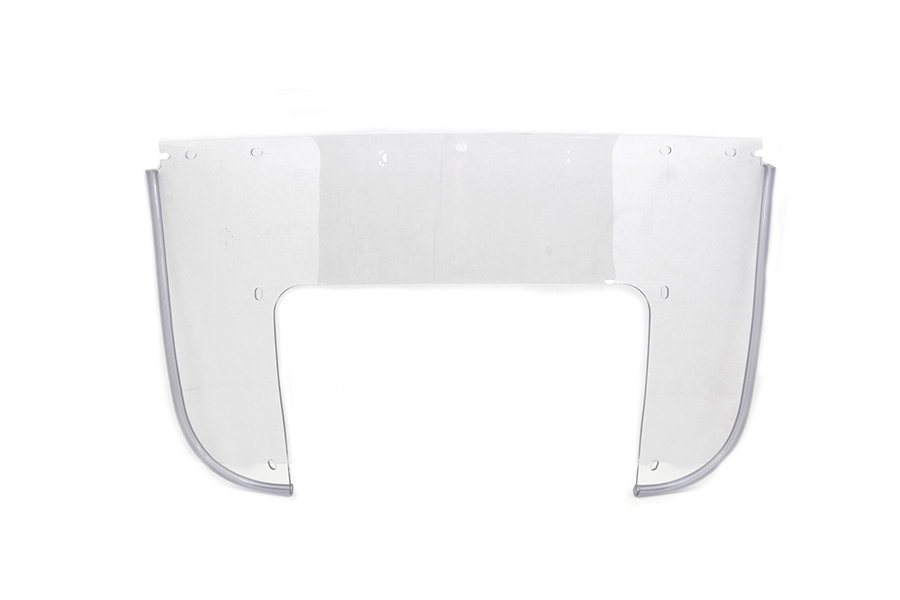Beaded Lower Windshield Clear