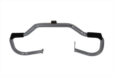 Chrome Front Engine Bar with Footpeg Pads