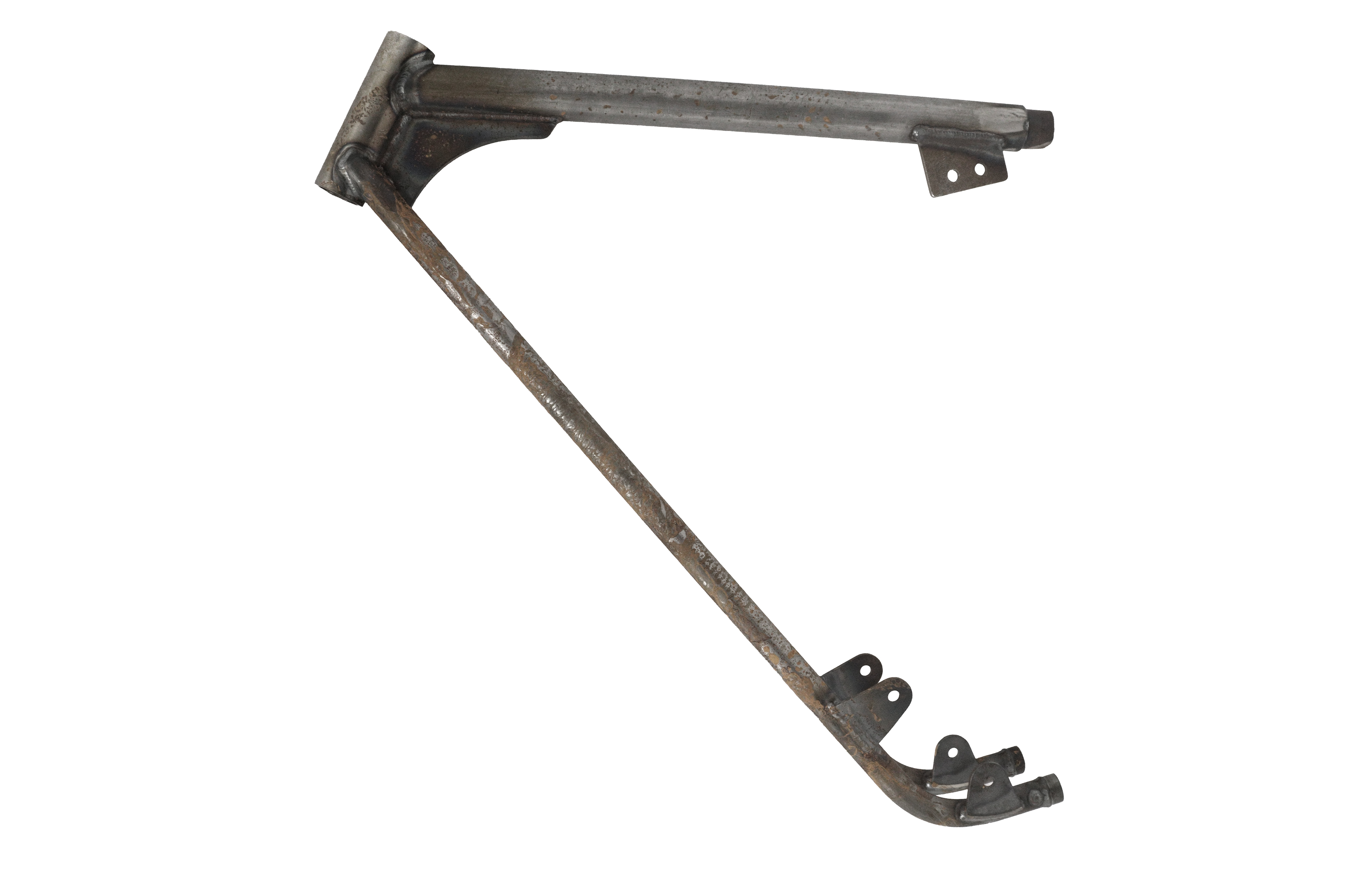 6" Hardhead Frame Neck Raw Steel
