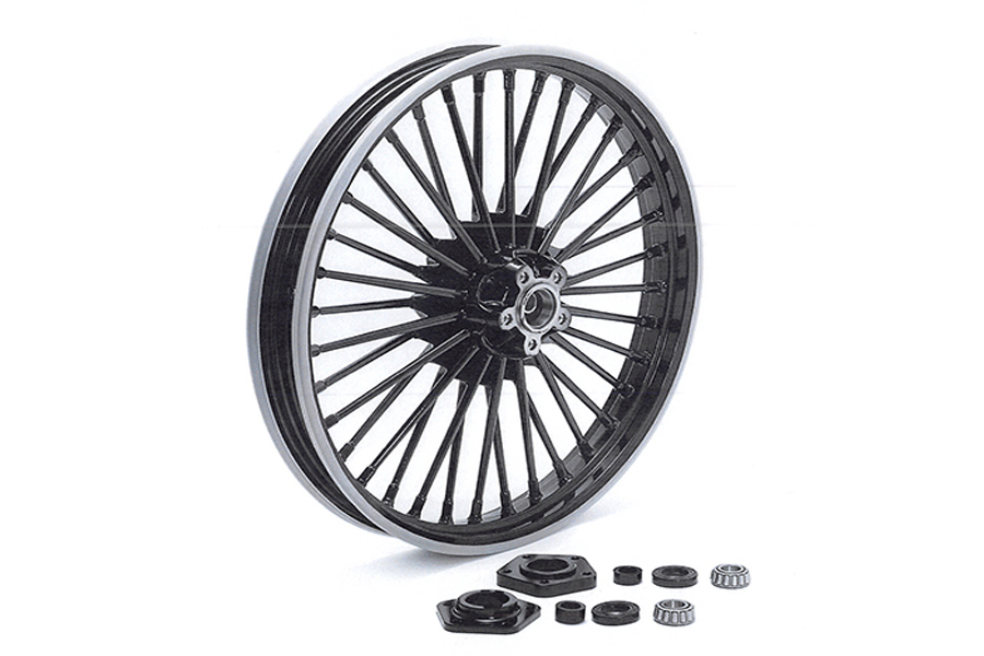 21" x 2.15" Duro 36 Fat Spoke Matte Black Wheel