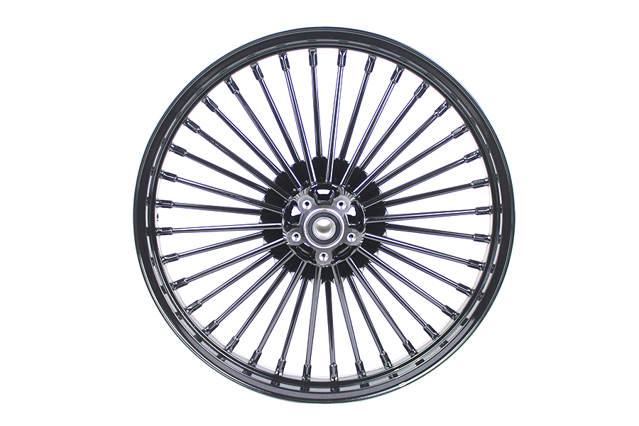21" x 2.15" Front Spoke Wheel Black