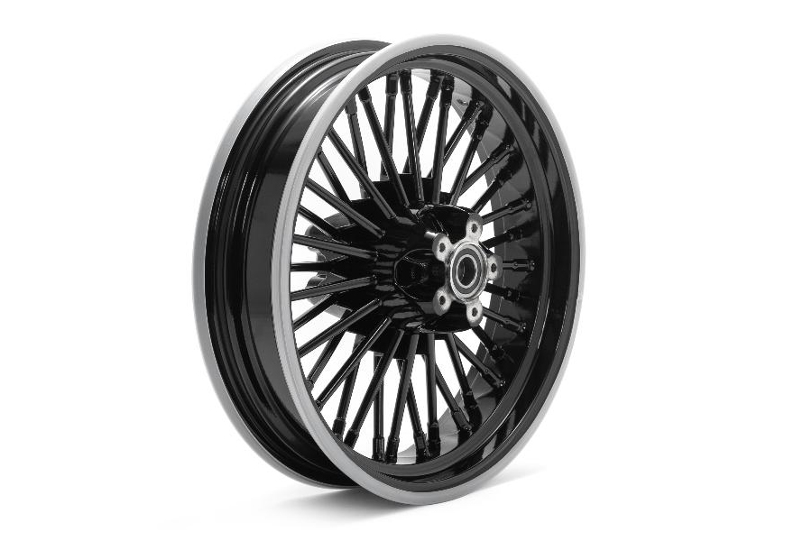 Front 16" x 3.5" x 36 Duro Matte Black Wheel