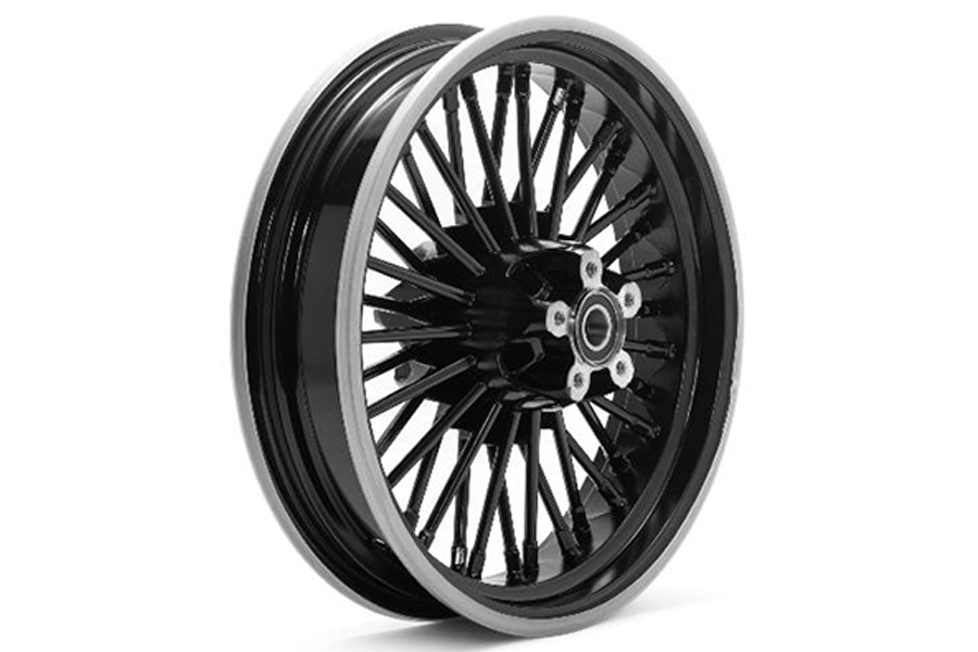 16" X 3.5" X 36 Spoke Rear Wheel Gloss Black