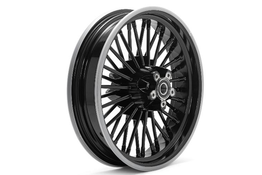 Rear 16" x 3.5" Duro 36 Fat Spoke Matte Black Wheel
