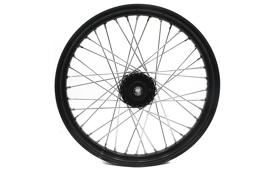 21" x 2.15" Front Spool Wheel Black