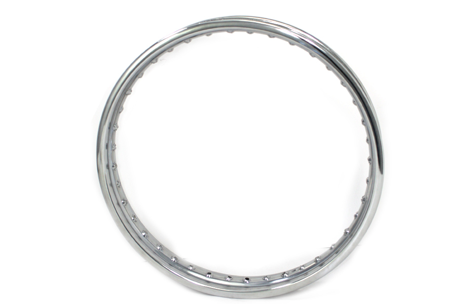 19" X 1.85" Rolled Edge Rim Chrome