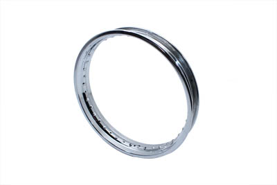 18" X 2.15" Rolled Edge Rim Chrome