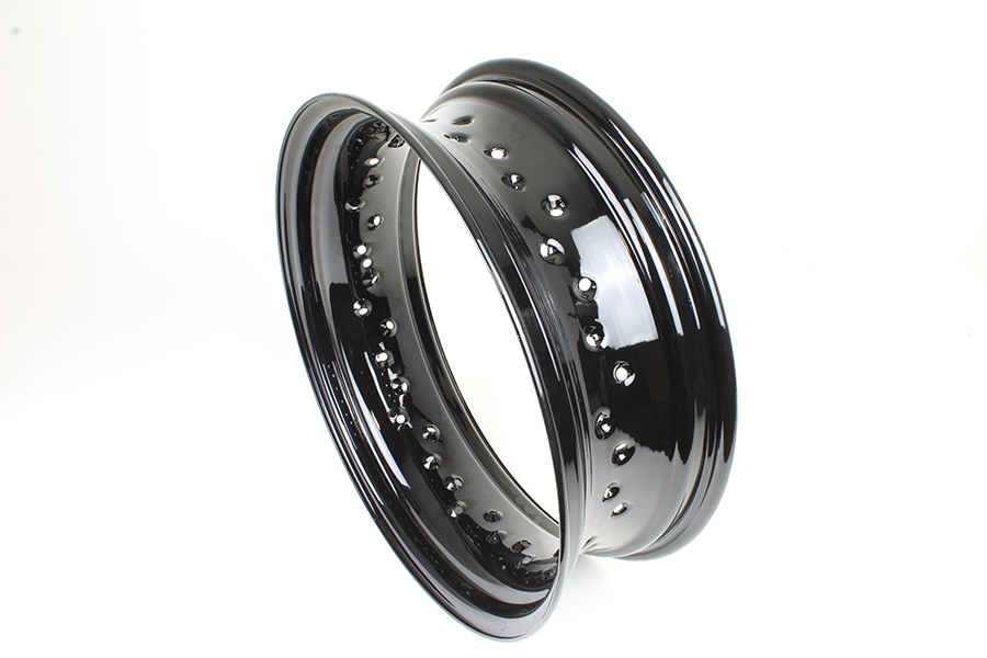 16" X 5" Rim Rear Black