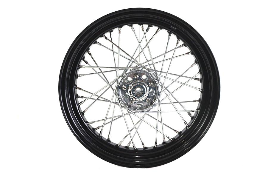 16" x 3.00" Replica KH Hub Wheel Black
