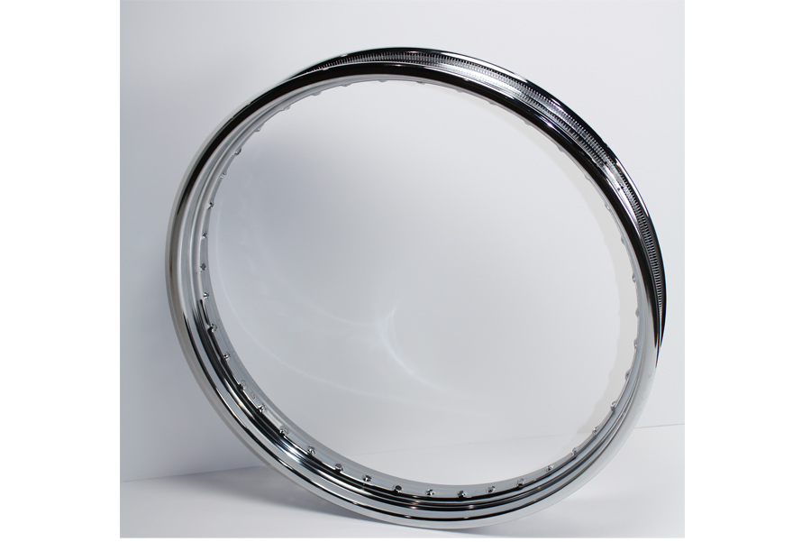 21" x 2.15" Rolled Edge Rim Chrome