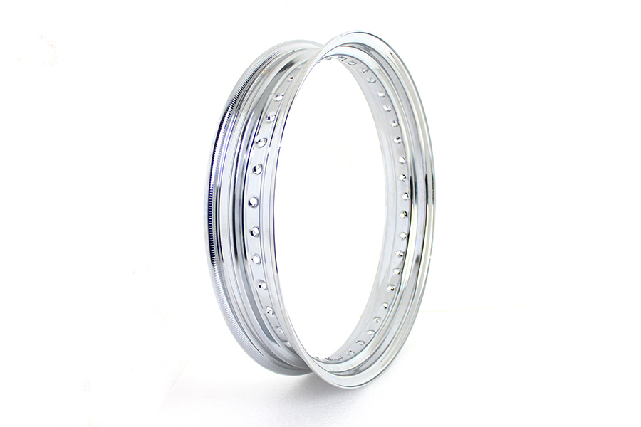 18 inch X 3.00 inch Drop Center Chrome Wheel Rim fits Harley Davidson - Picture 2 of 4