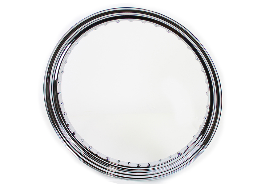 19 inch x 3.00 inch Drop Center Steel Rim Chrome for Harley