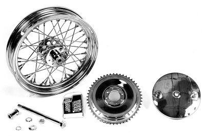 16" x 3.00" Wheel and Brake Drum Assembly Chrome