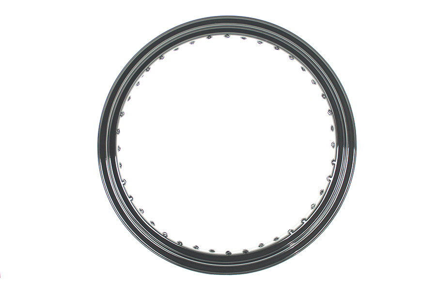 19" x 3.0" Drop Center Steel Rim Black
