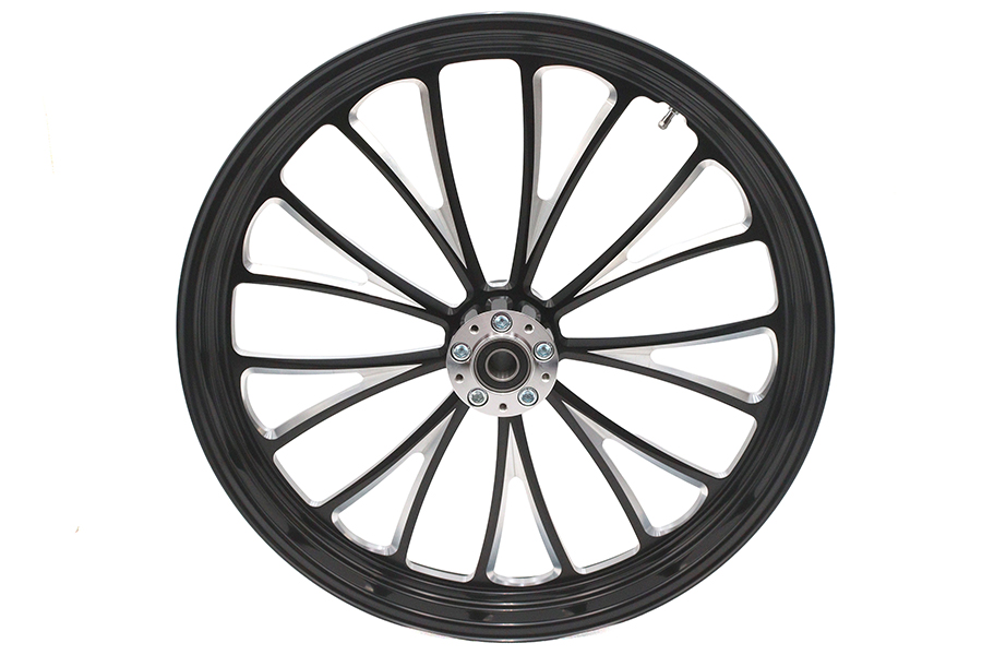 23" x 3.5" Manhattan Front Wheel Black Cut
