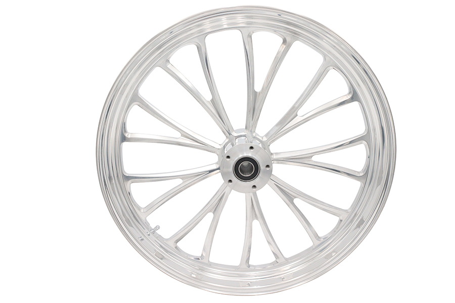 23" x 3.5" Manhattan Front Wheel Polished Aluminum
