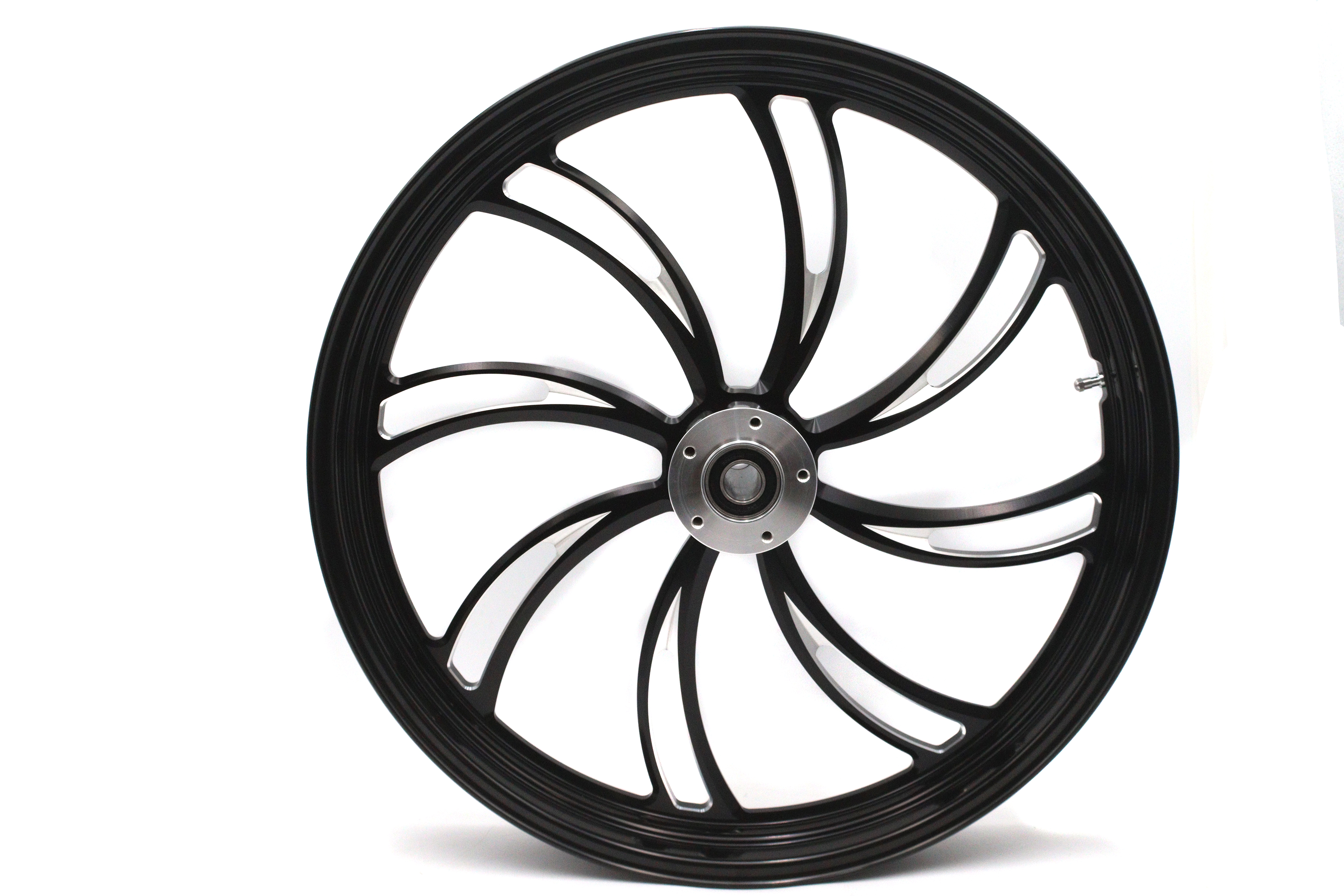 23" x 3.5" Vortex Front Wheel Black Cut