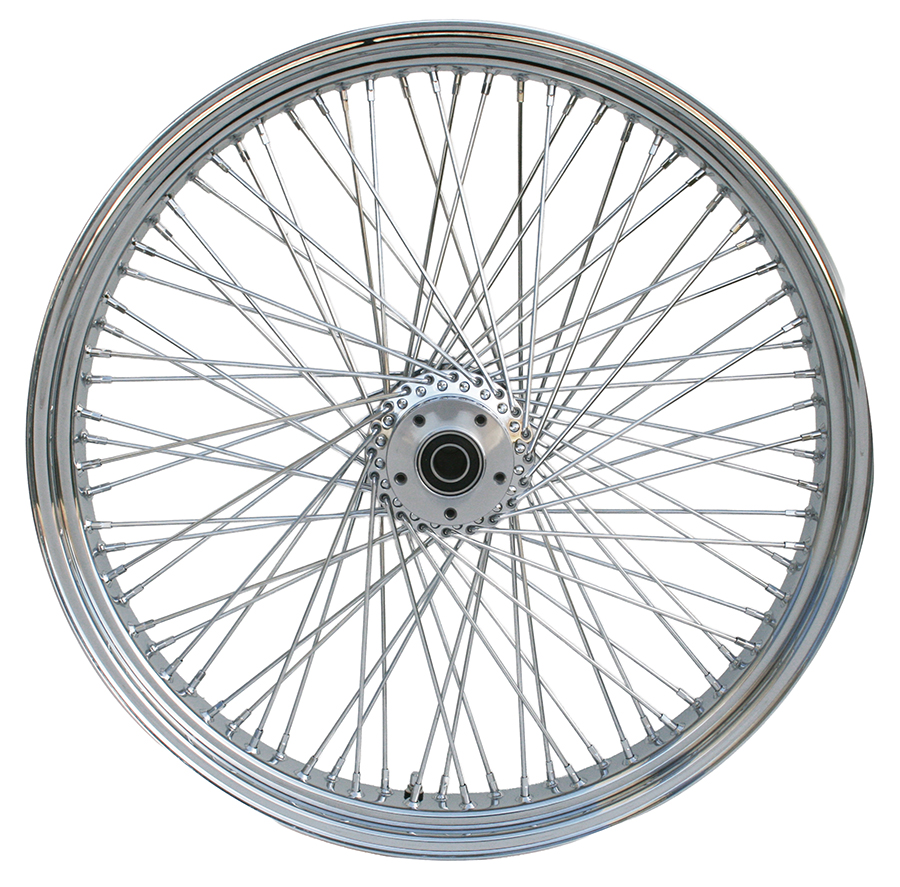 26" x 3.5" Ultima Front 80 Spoke Wheel Chrome